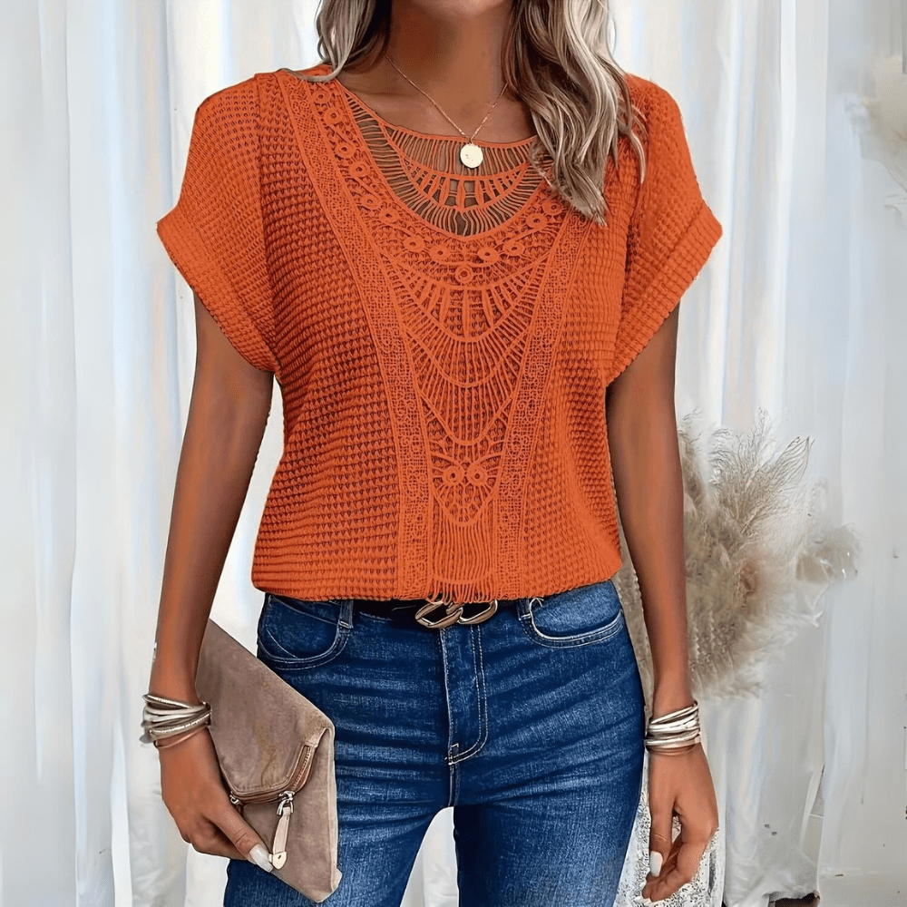Estelle - Elegante blouse in Ibiza-stijl