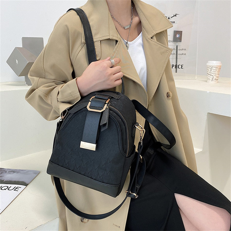 Phoebe - Stijlvolle rugzak met geometrisch patroon 