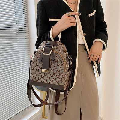 Phoebe - Stijlvolle rugzak met geometrisch patroon 
