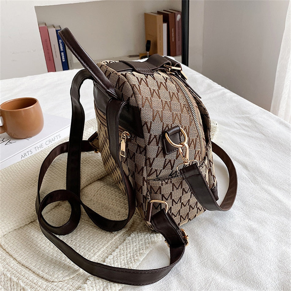 Phoebe - Stijlvolle rugzak met geometrisch patroon 