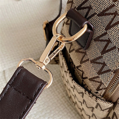 Phoebe - Stijlvolle rugzak met geometrisch patroon 