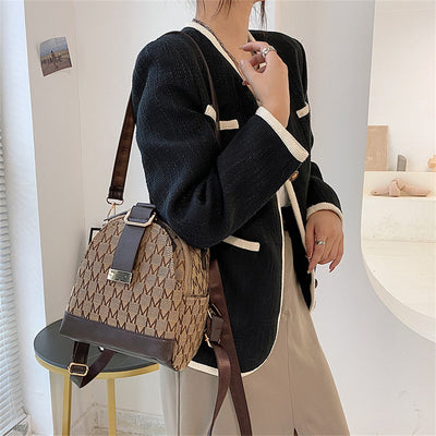 Phoebe - Stijlvolle rugzak met geometrisch patroon 