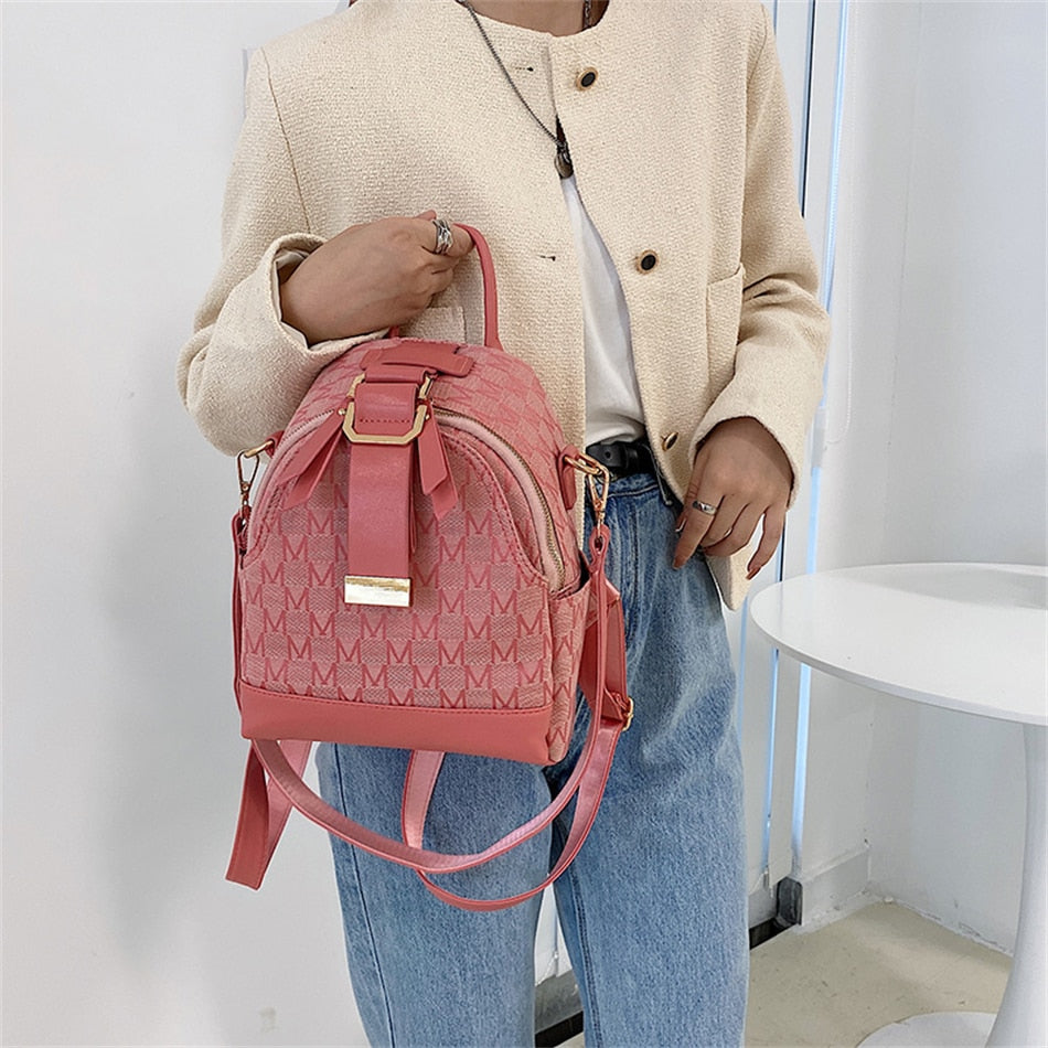 Phoebe - Stijlvolle rugzak met geometrisch patroon 
