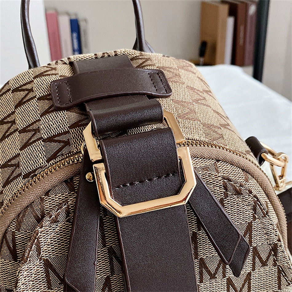 Phoebe - Stijlvolle rugzak met geometrisch patroon 