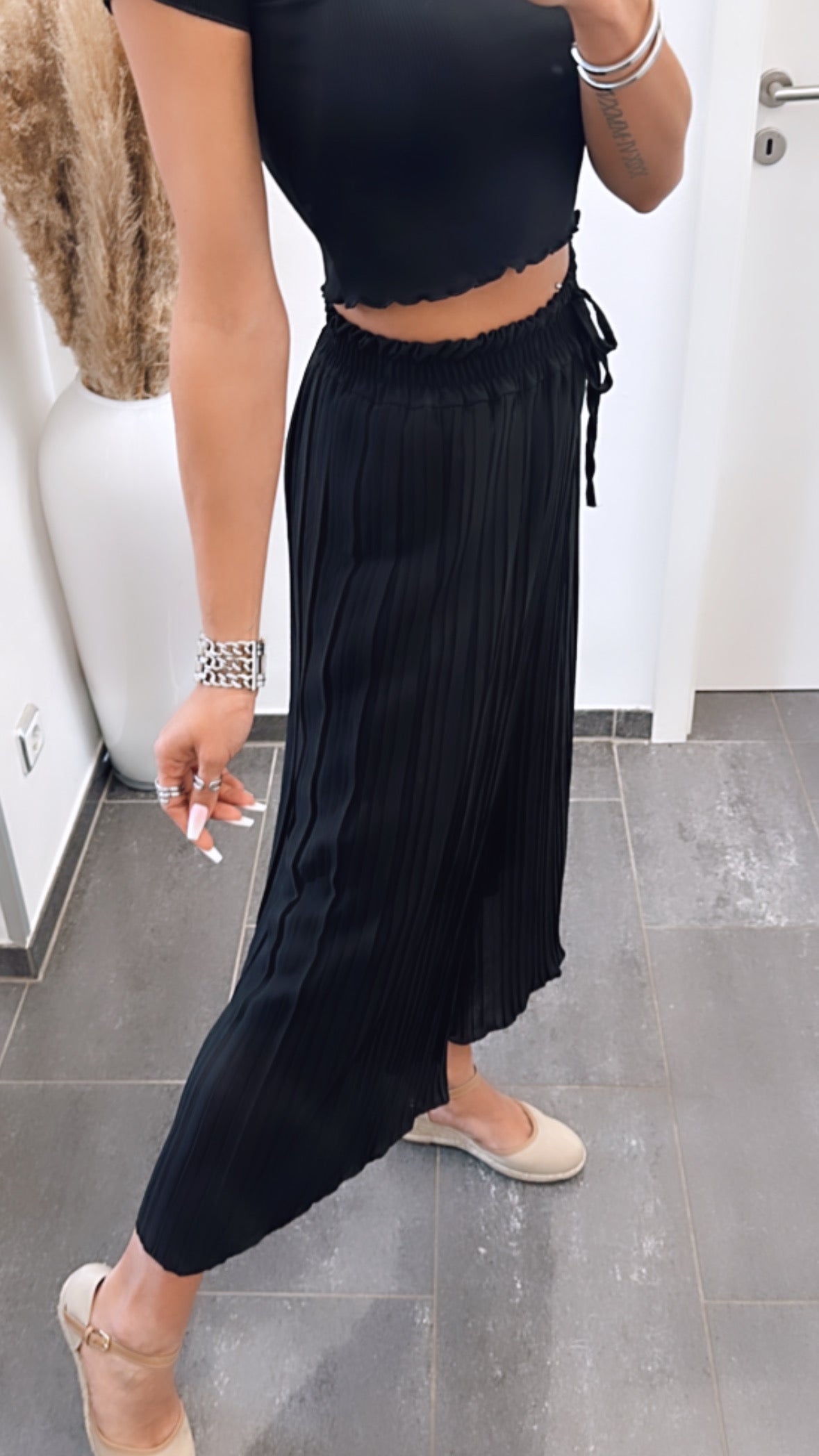 Geplooide broek