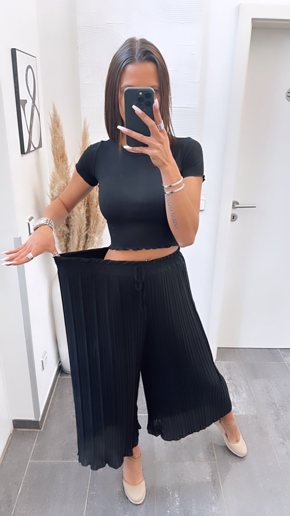 Geplooide broek