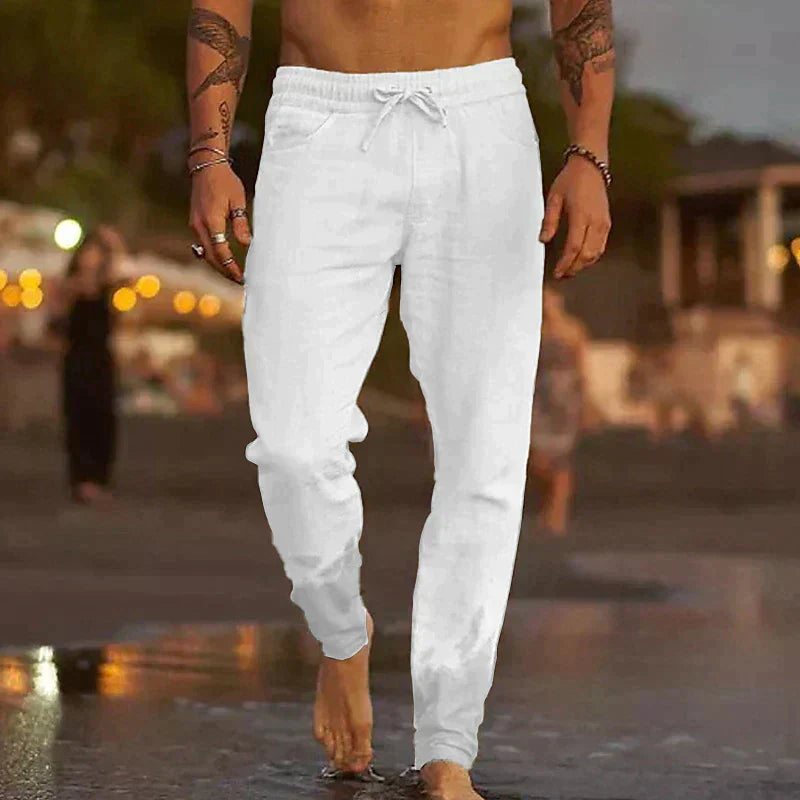 Linnen strandbroek