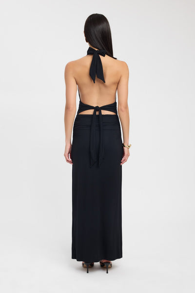 Saria | Elegante halter maxi-jurk
