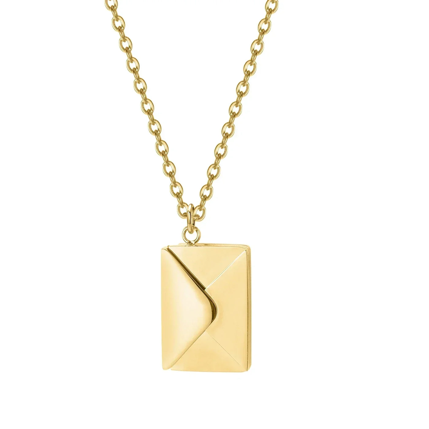 Sofia - Geometrische hangerketting met envelop