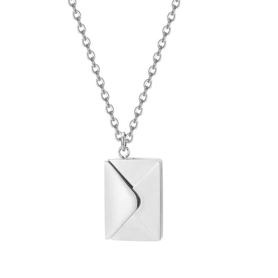 Sofia - Geometrische hangerketting met envelop