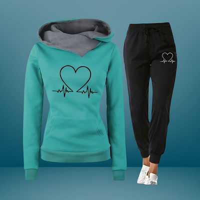 Heartbeat - Gezellige hoodie- en joggingset