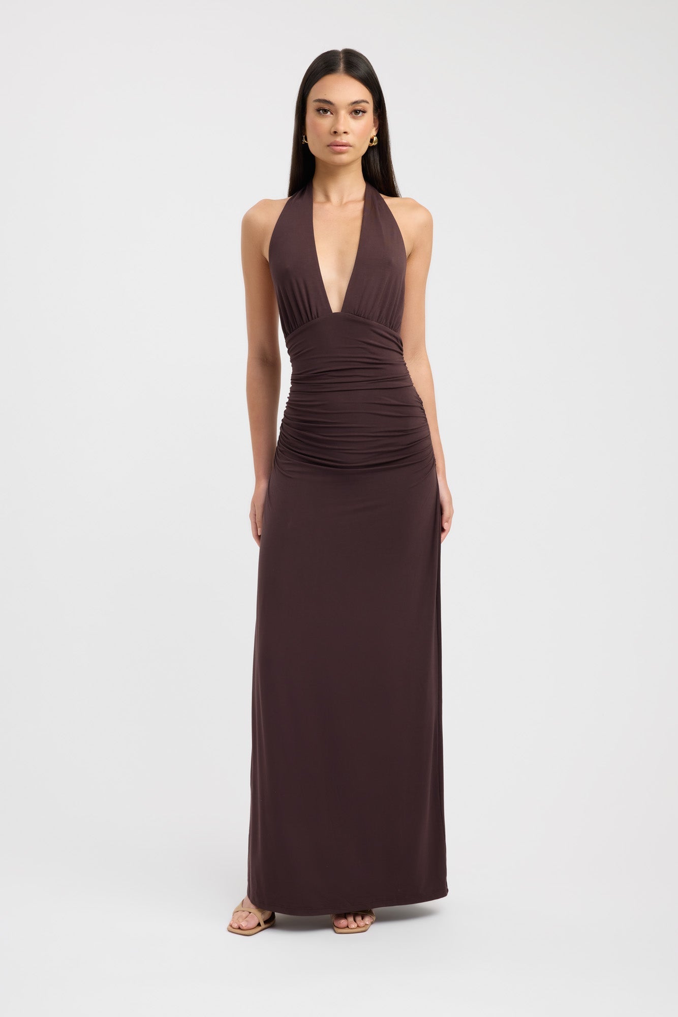 Saria | Elegante halter maxi-jurk