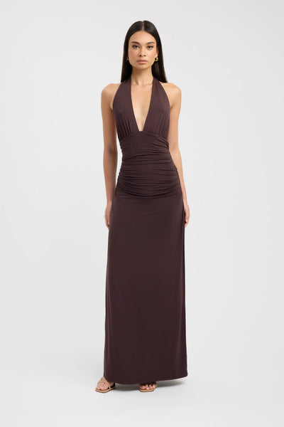 Saria | Elegante halter maxi-jurk
