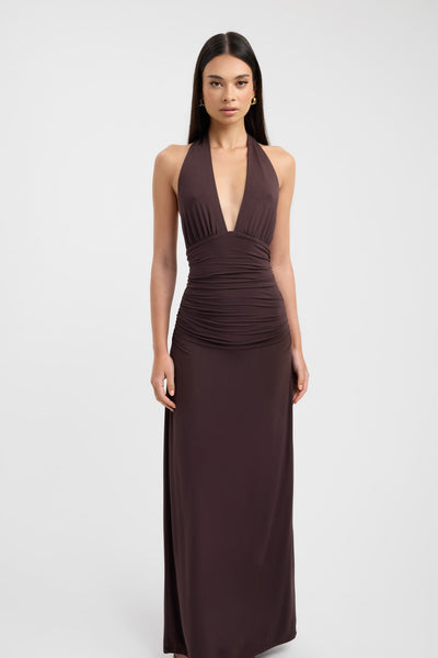 Saria | Elegante halter maxi-jurk