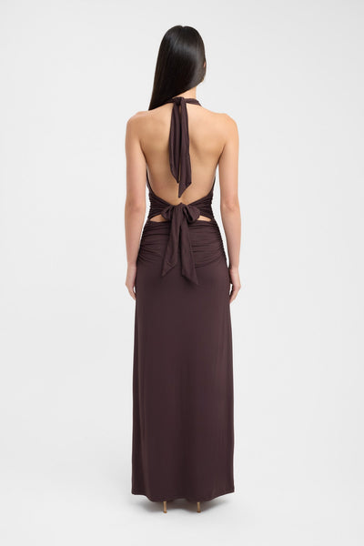 Saria | Elegante halter maxi-jurk