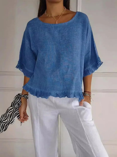 Lynslinnen - Imke linen top