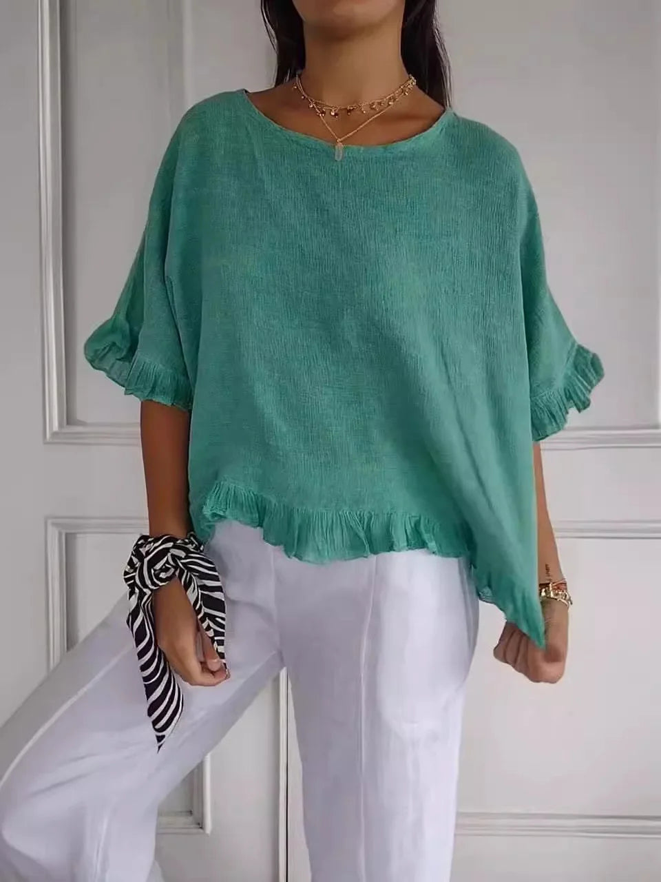 Lynslinnen - Imke linen top