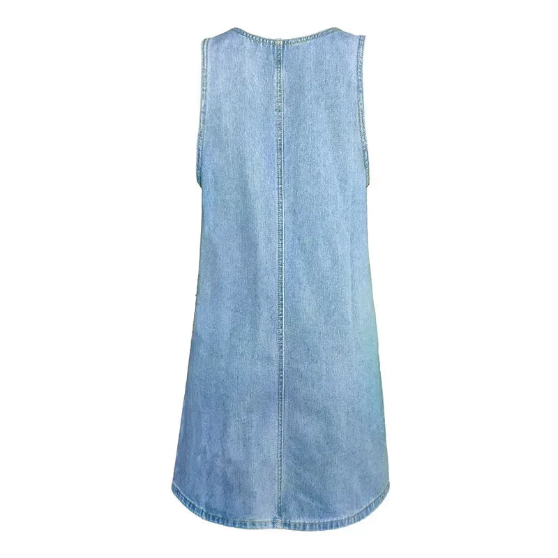 Sofia | Praktische en lichtgewicht denim zomerjurk