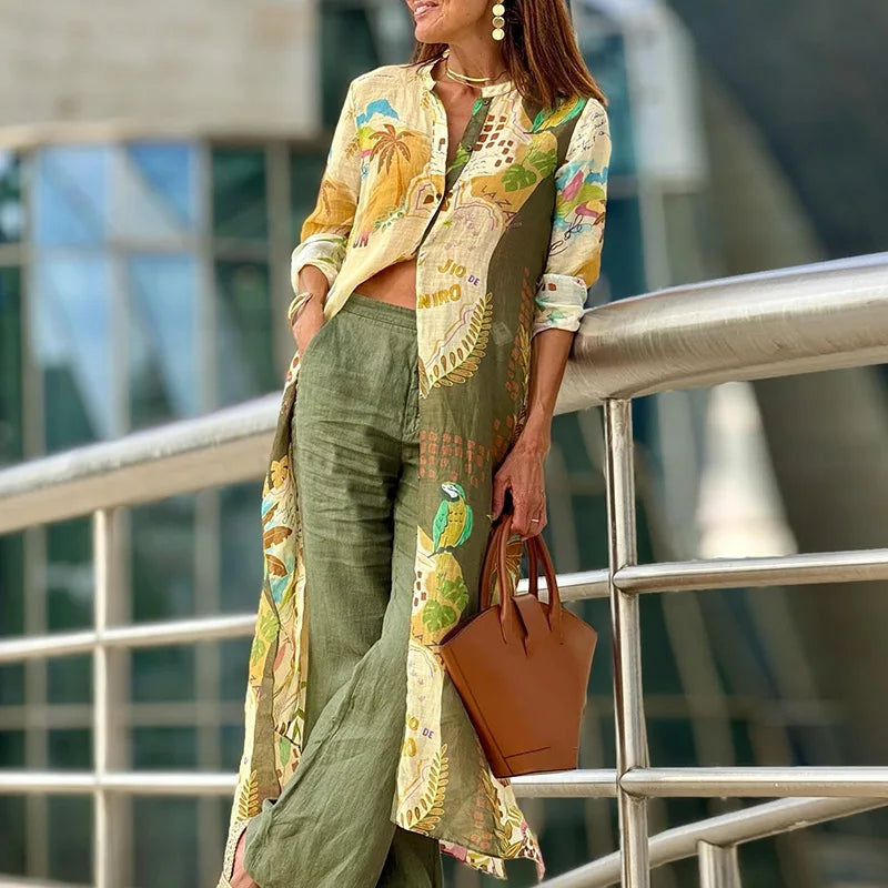JESSICA - LINNEN CO-ORD SET