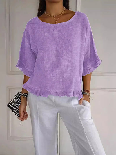 Lynslinnen - Imke linen top
