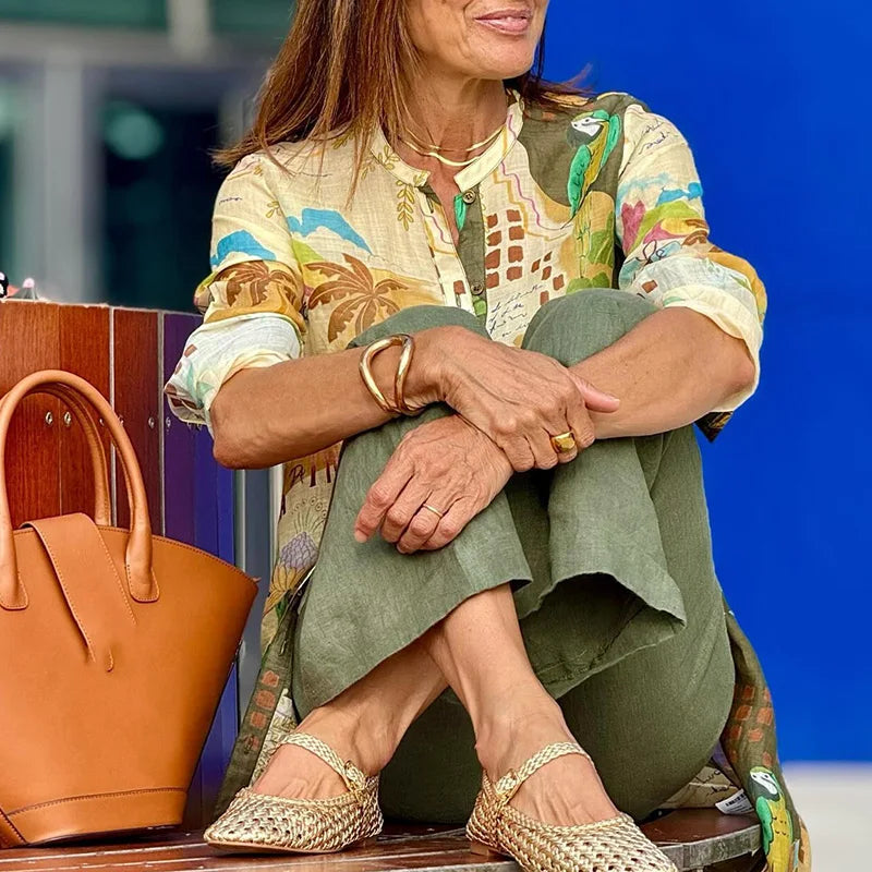 JESSICA - LINNEN CO-ORD SET