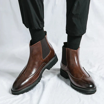 Adriel | Chelsea Boots van leer