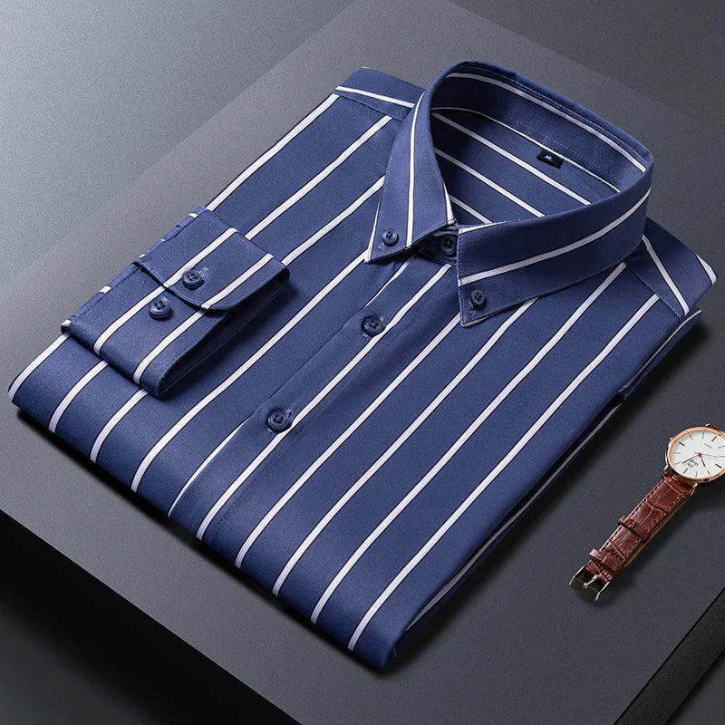 Givalli - Elegant gestreept herenoverhemd