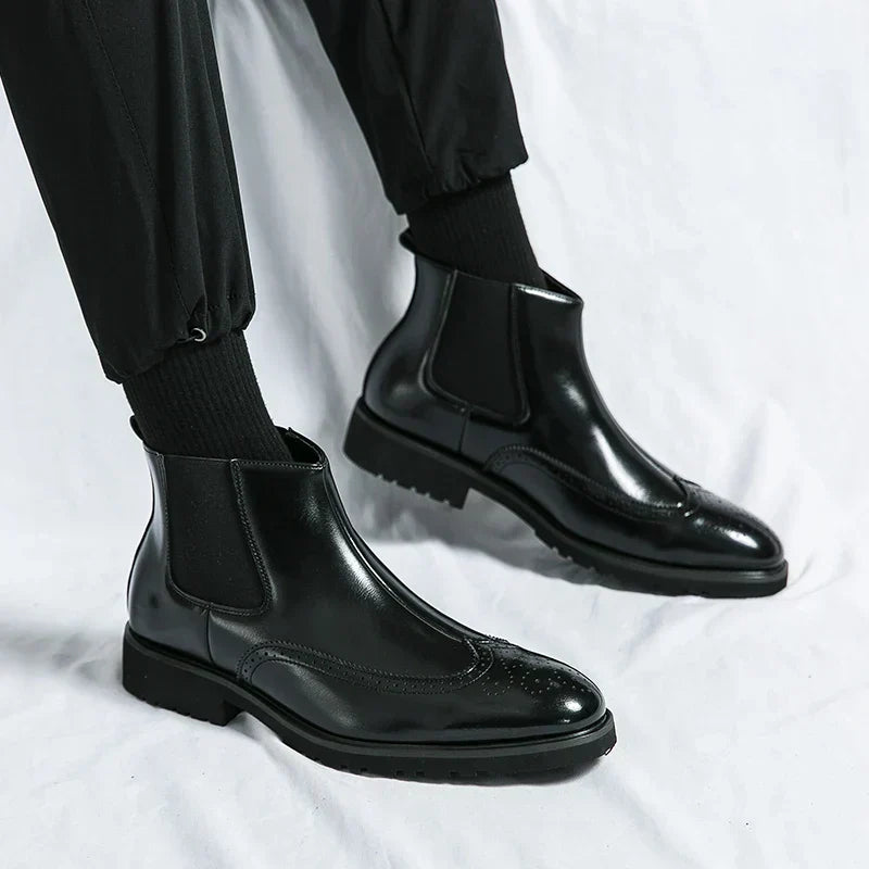 Adriel | Chelsea Boots van leer