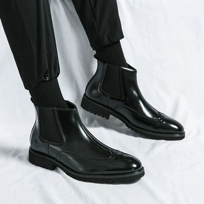 Adriel | Chelsea Boots van leer