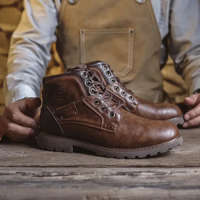 Parker | Heren casual leren laarzen in Britse stijl 
