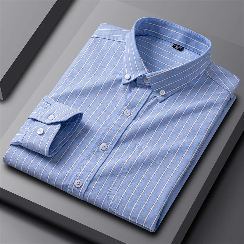 Givalli - Heren Chic Oxford Overhemd