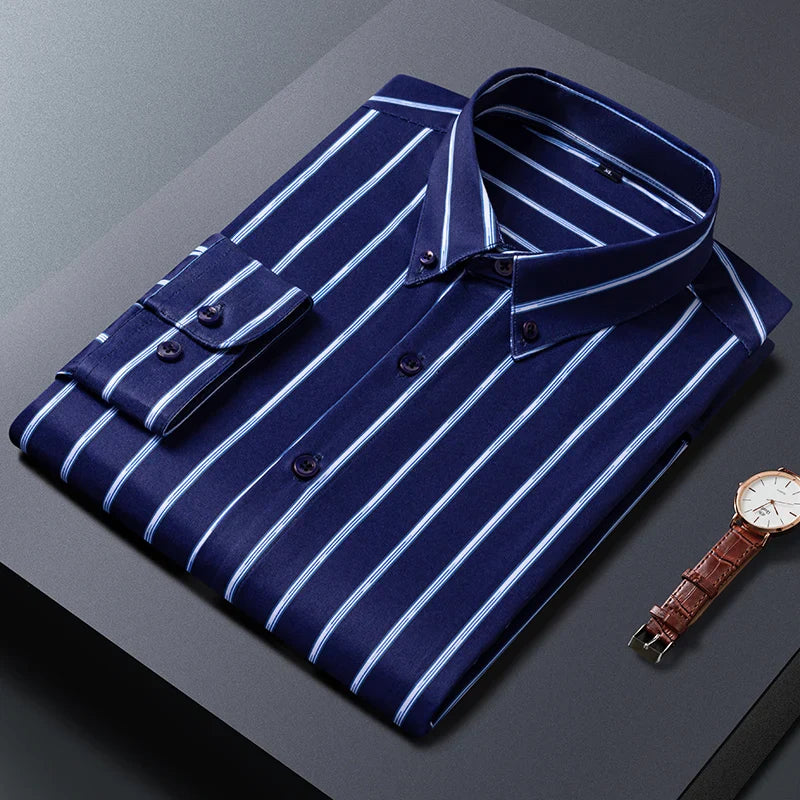 Givalli - Elegant gestreept herenoverhemd