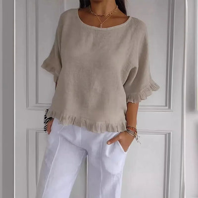 Lynslinnen - Imke linen top