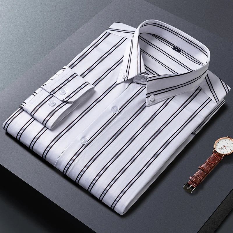 Givalli - Elegant gestreept herenoverhemd