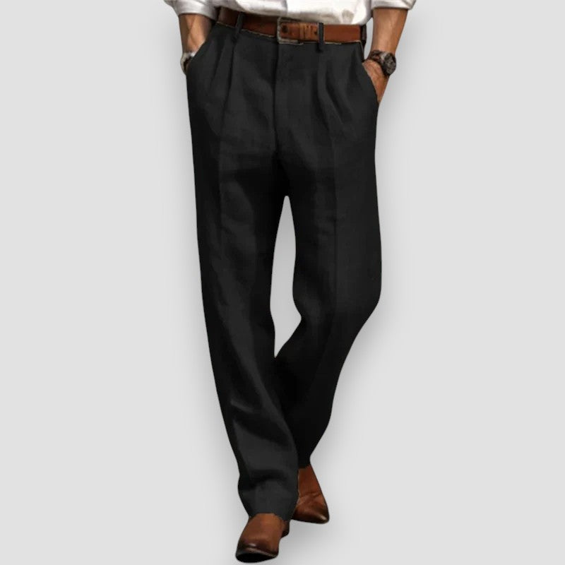 Leonard | Klassieke linnen broek