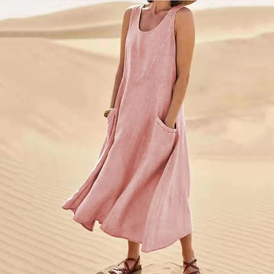 Linnen jurk Isla – elegante linnen jurk