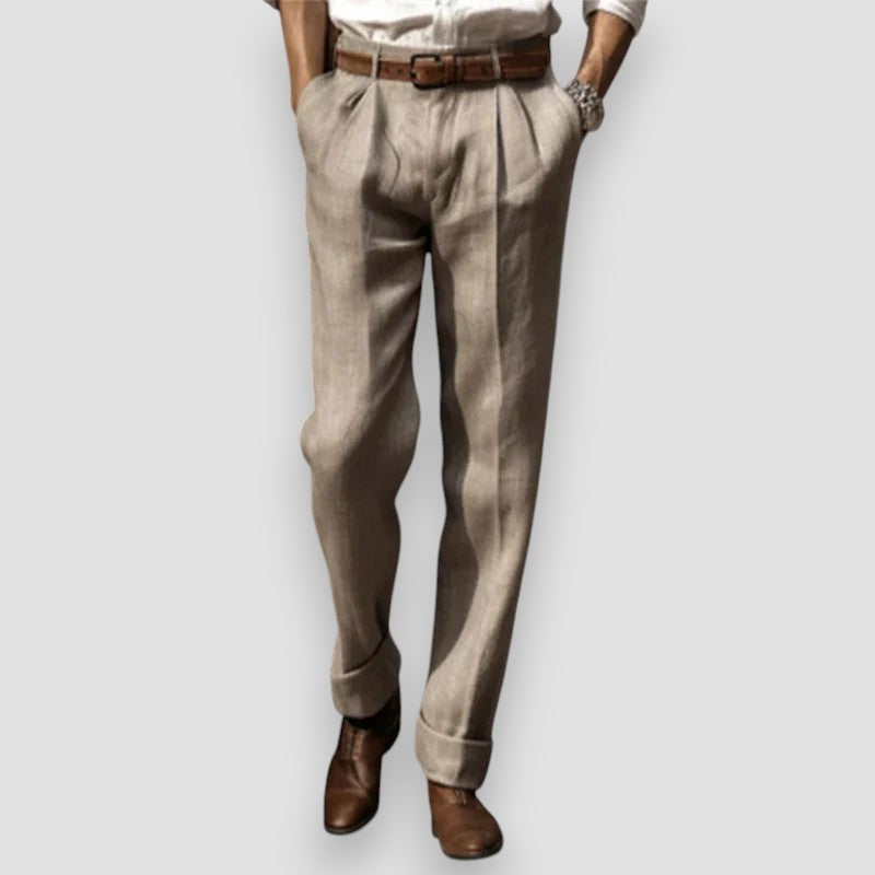 Leonard | Klassieke linnen broek
