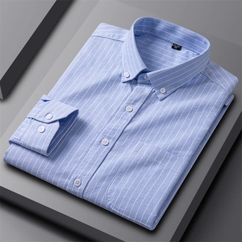 Givalli - Heren Chic Oxford Overhemd