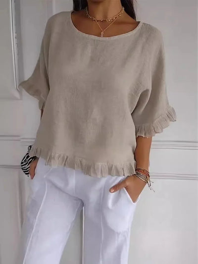 Lynslinnen - Imke linen top