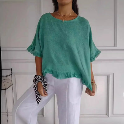 Lynslinnen - Imke linen top