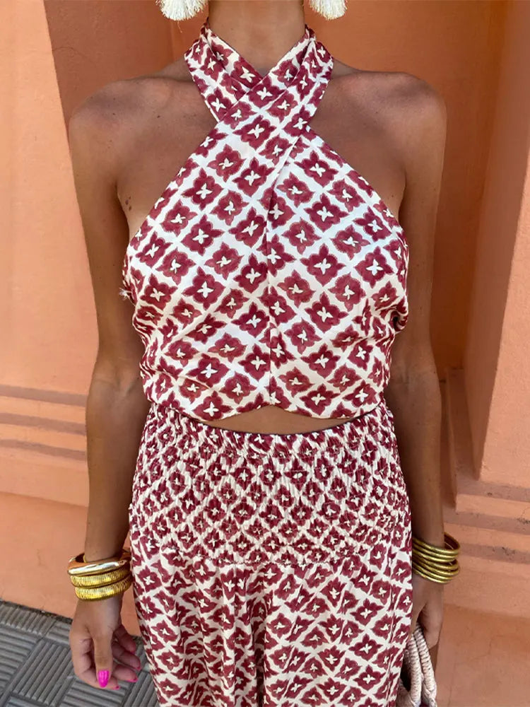 Mickay | Elegante midi-jurk met off-shoulder-stijl