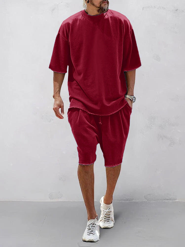 Casual losse, effen sportsets