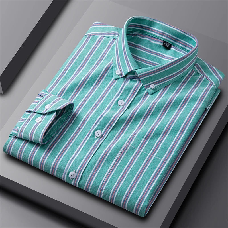 Givalli - Heren Chic Oxford Overhemd