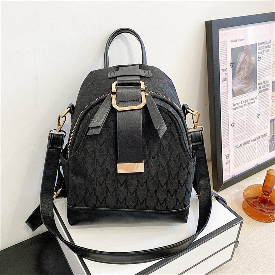 Phoebe - Stijlvolle rugzak met geometrisch patroon 