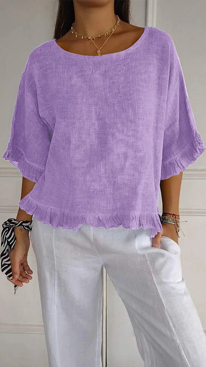 Lynslinnen - Imke linen top