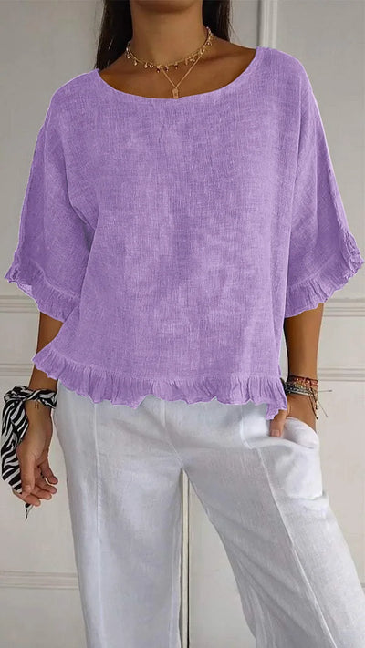 Lynslinnen - Imke linen top