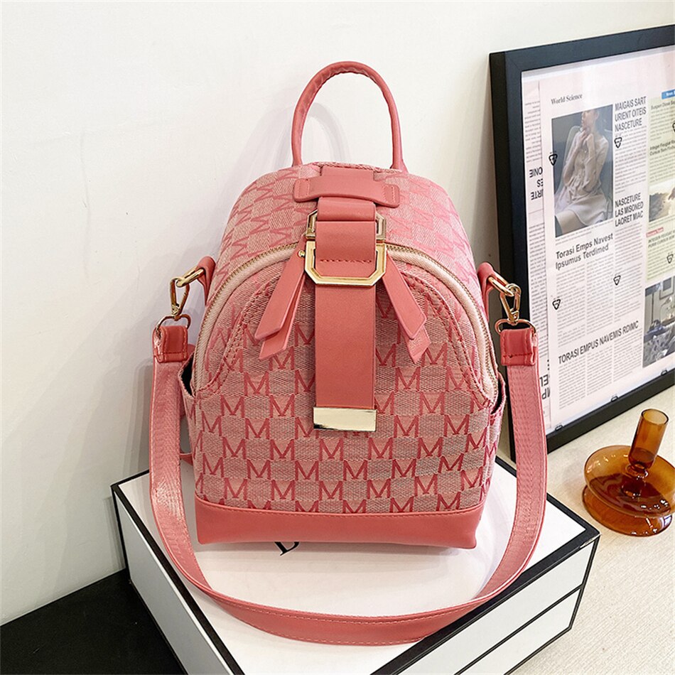 Phoebe - Stijlvolle rugzak met geometrisch patroon 