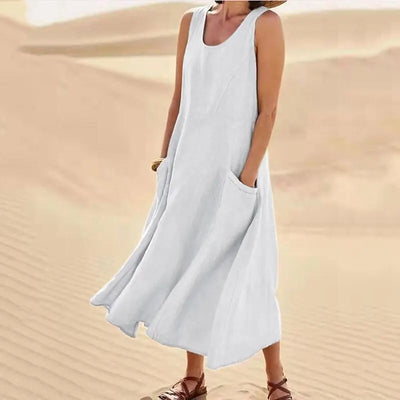 Linnen jurk Isla – elegante linnen jurk