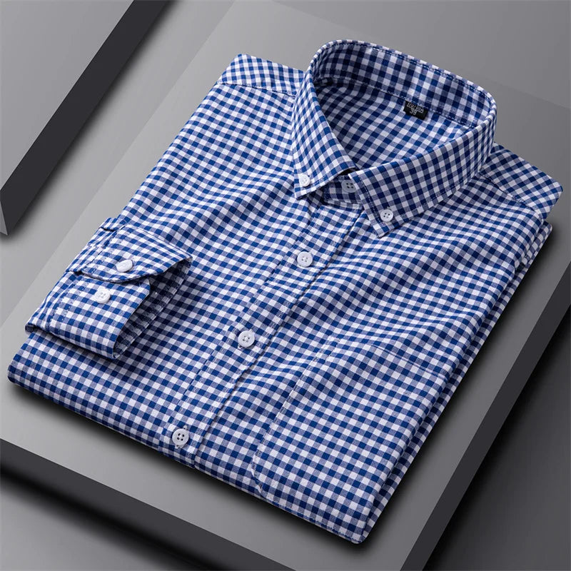 Givalli - Heren Chic Oxford Overhemd