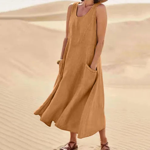 Linnen jurk Isla – elegante linnen jurk